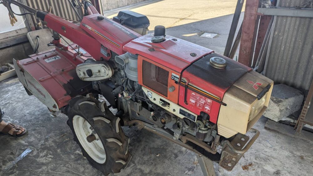 ミツビシ ディーゼル耕運機 MR700D 中古 良品 おまけ付き 三菱耕運機 