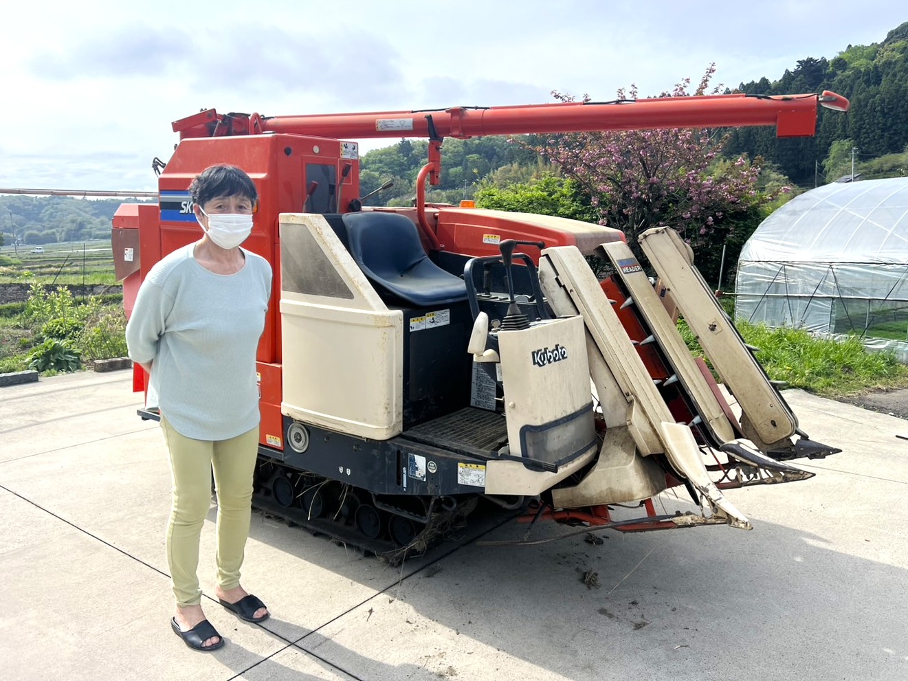 滋賀県 クボタ KUBOTA スカイロード R1-16 コンバイン 現状渡し 引取 