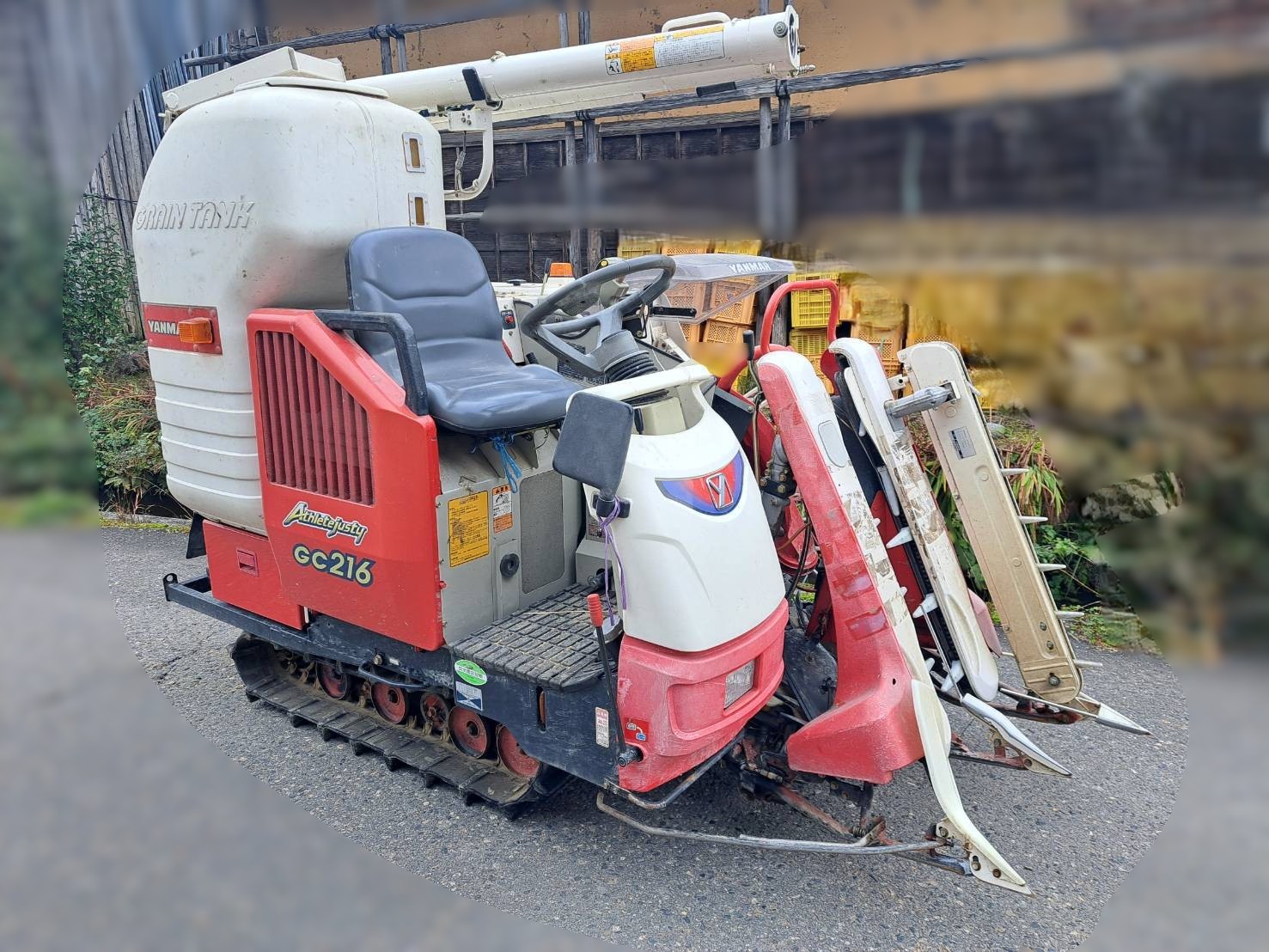 ヤンマー GC216コンバイン美品 ヤンマー 中古 コンバイン GC216 – 農キング